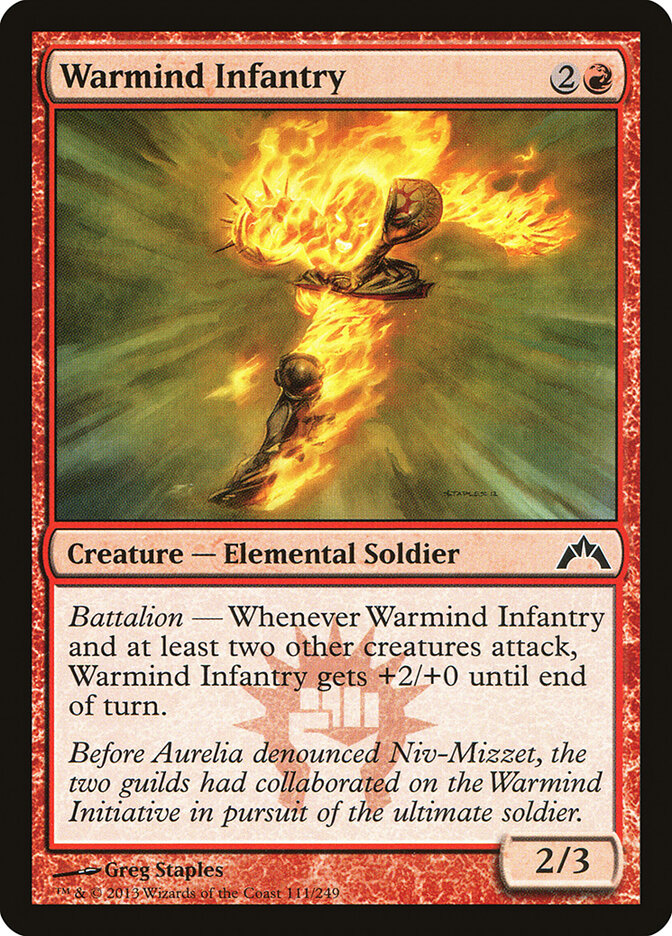 Warmind Infantry 111 - Gatecrash MTG card