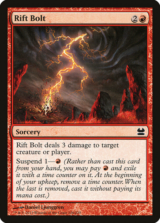 Rift Bolt 126 - Modern Masters MTG card