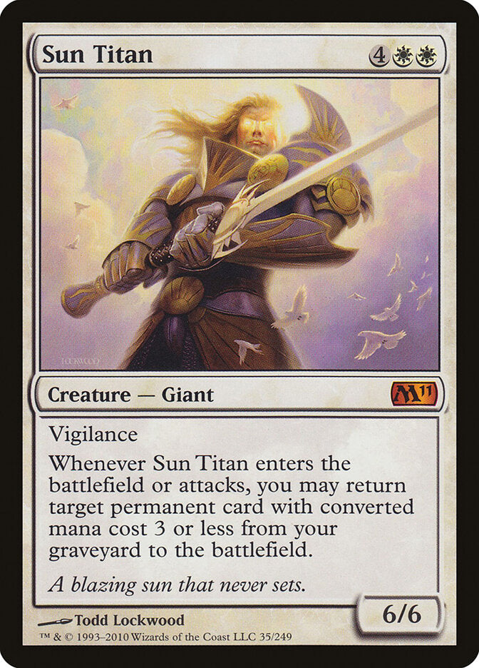 Sun Titan 35 - Magic 2011 MTG card