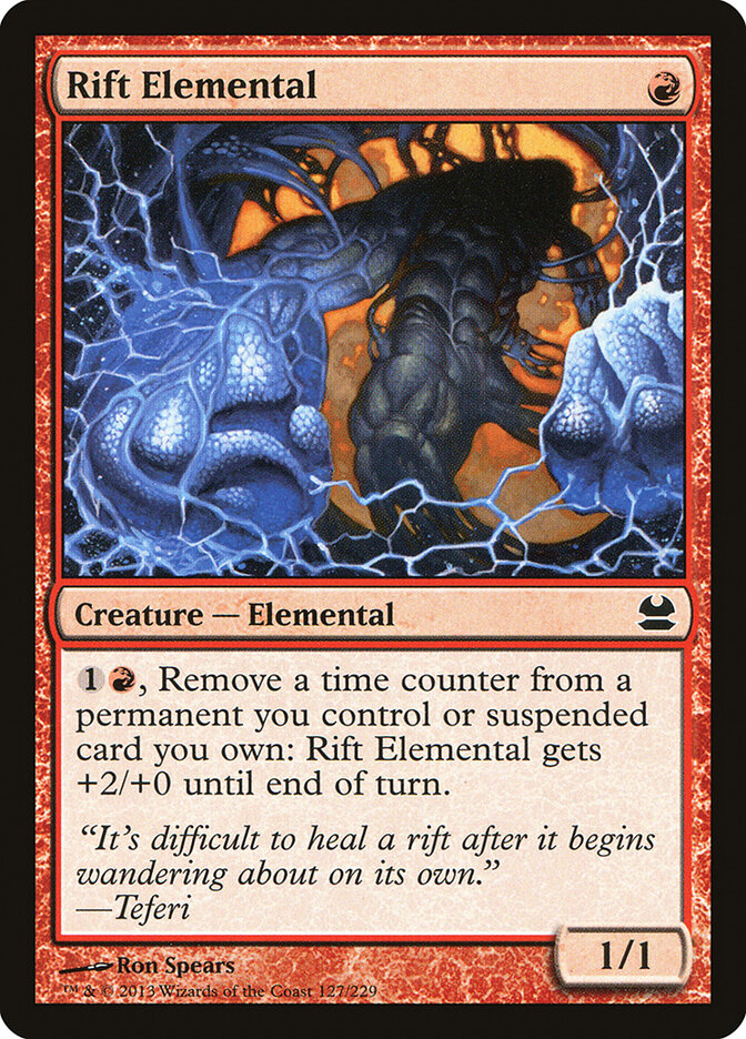 Rift Elemental 127 - Modern Masters MTG card