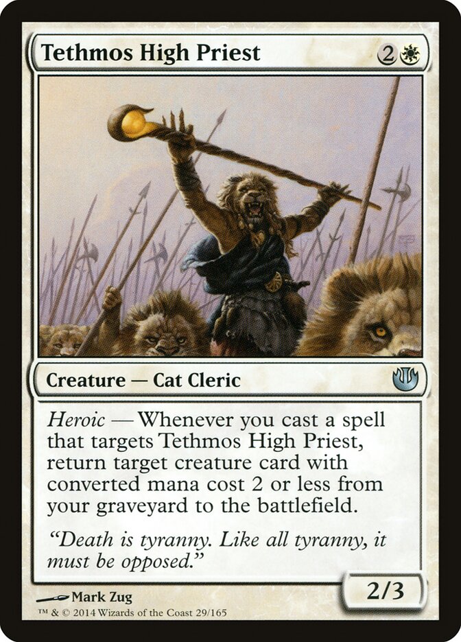Tethmos High Priest 29 - Journey into Nyx MTG card