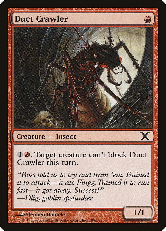 Duct Crawler 198 - Tenth Edition MTG card