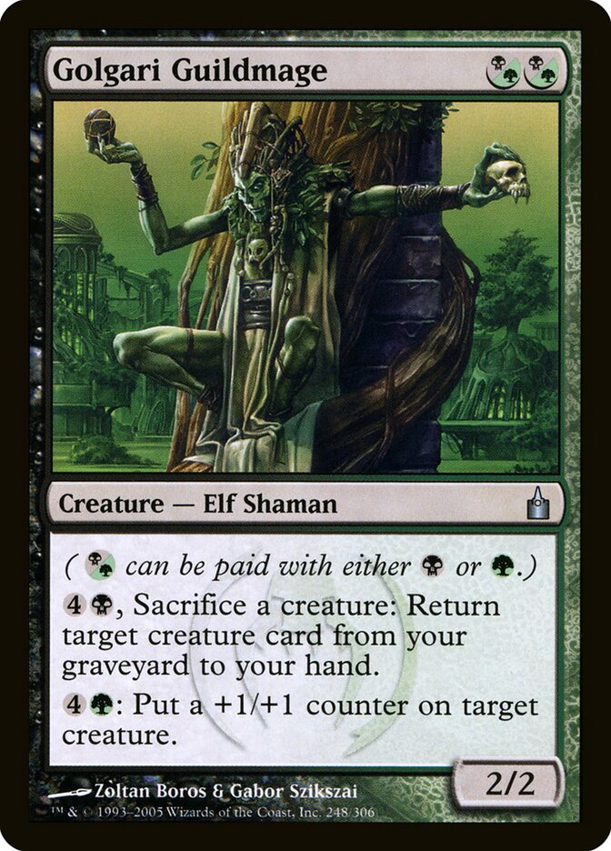Golgari Guildmage 248 - Ravnica: City of Guilds MTG card