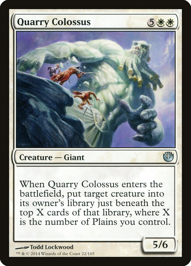 Quarry Colossus 22 - Journey into Nyx MTG card