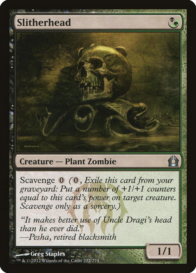 Slitherhead 222 - Return to Ravnica MTG card
