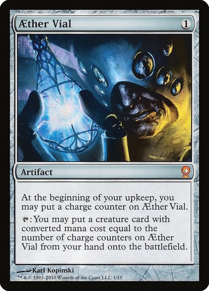 Aether Vial 1 - From the Vault: Relics MTG card