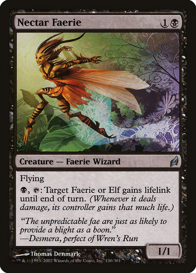 Nectar Faerie 130 - Lorwyn MTG card