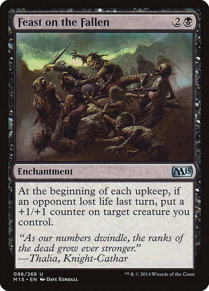 Feast on the Fallen 96 - Magic 2015 MTG card