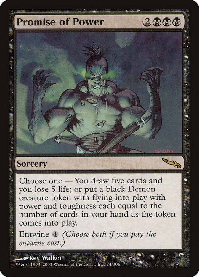 Promise of Power 74 - Mirrodin MTG card