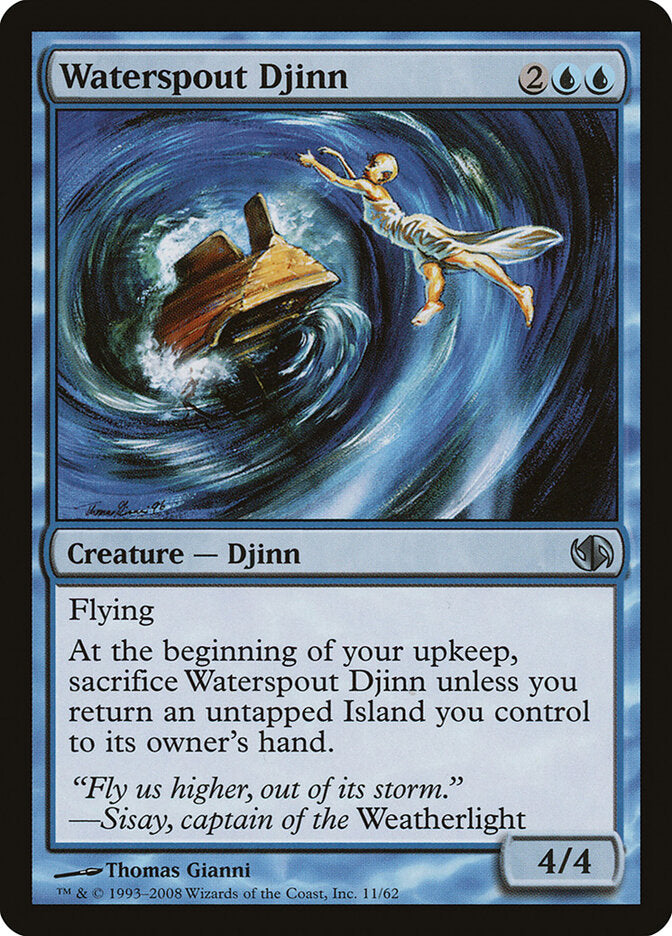 Waterspout Djinn 11 - Duel Decks: Jace vs. Chandra MTG card