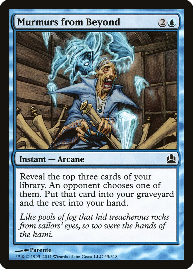Murmurs from Beyond 53 - Commander 2011 MTG card