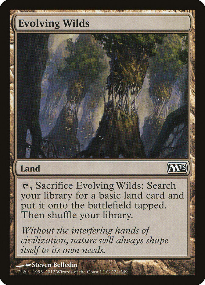 Evolving Wilds 224 - Magic 2013 MTG card