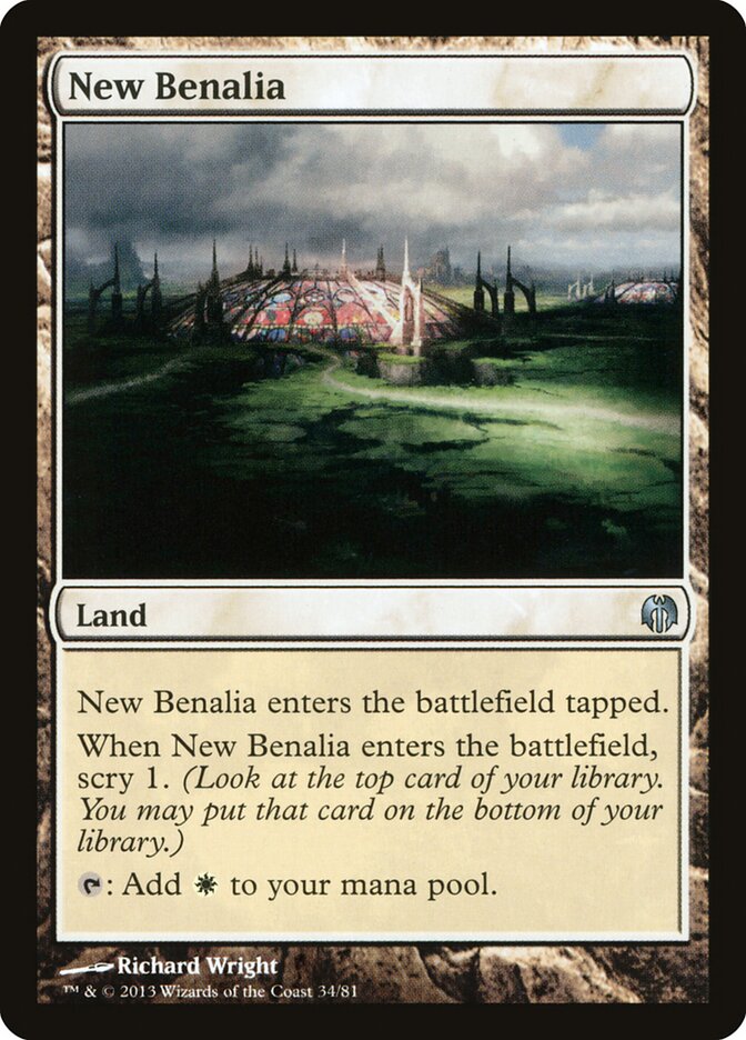 New Benalia 34 - Duel Decks: Heroes vs. Monsters MTG card