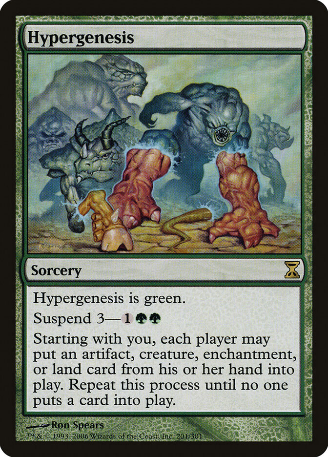 Hypergenesis 201 - Time Spiral MTG card