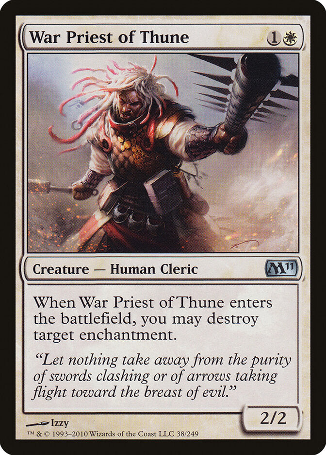 War Priest of Thune 38 - Magic 2011 MTG card