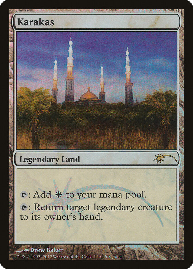 Karakas 6 - Judge Gift Cards 2012 MTG card