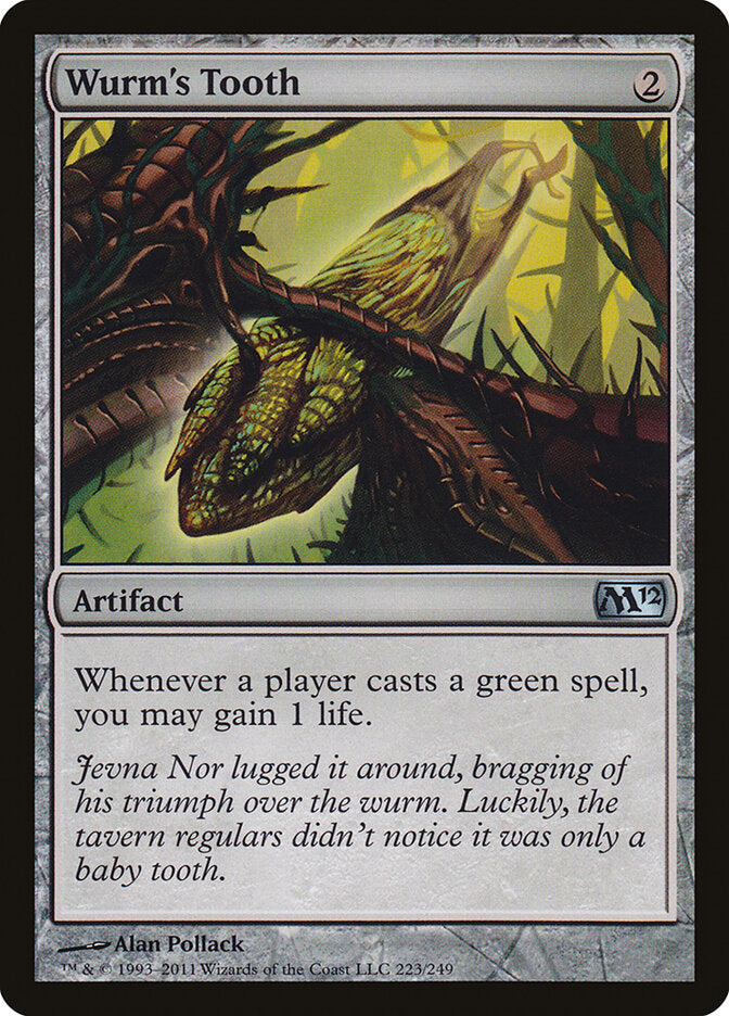 Wurm's Tooth 223 - Magic 2012 MTG card