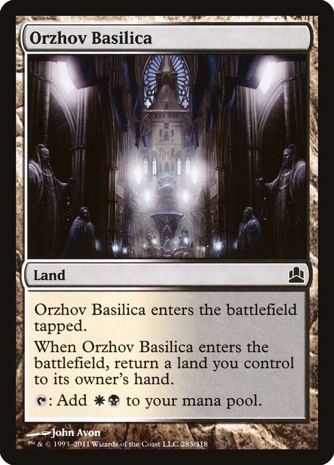Orzhov Basilica 283 - Commander 2011 MTG card