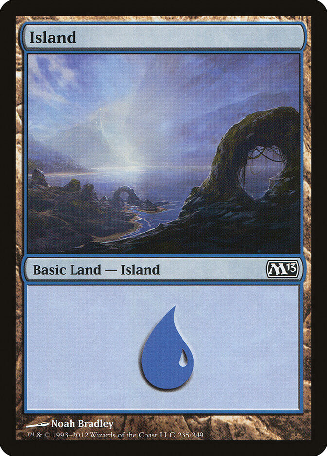 Island 235 - Magic 2013 MTG card