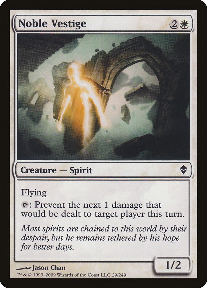 Noble Vestige 29 - Zendikar MTG card