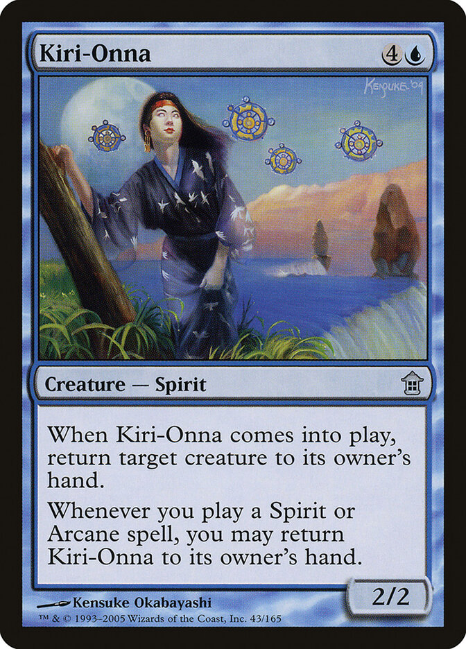 Kiri-Onna 43 - Saviors of Kamigawa MTG card