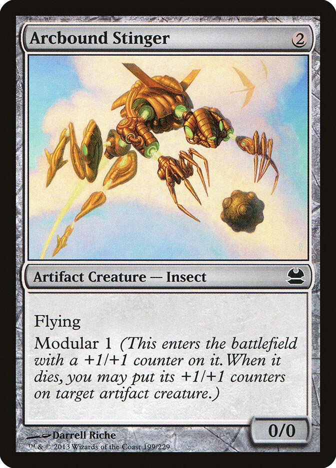 Arcbound Stinger 199 - Modern Masters MTG card