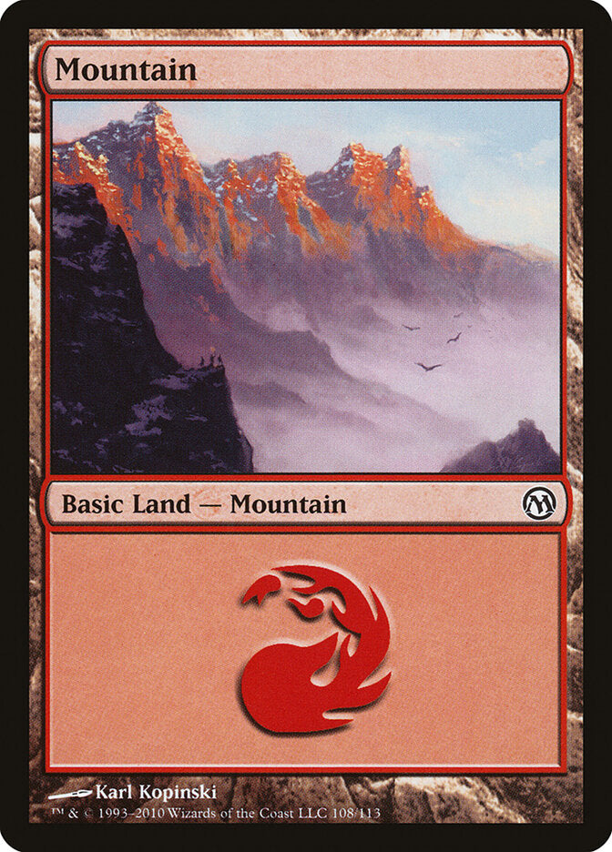 Mountain 108 - Duels of the Planeswalkers MTG card