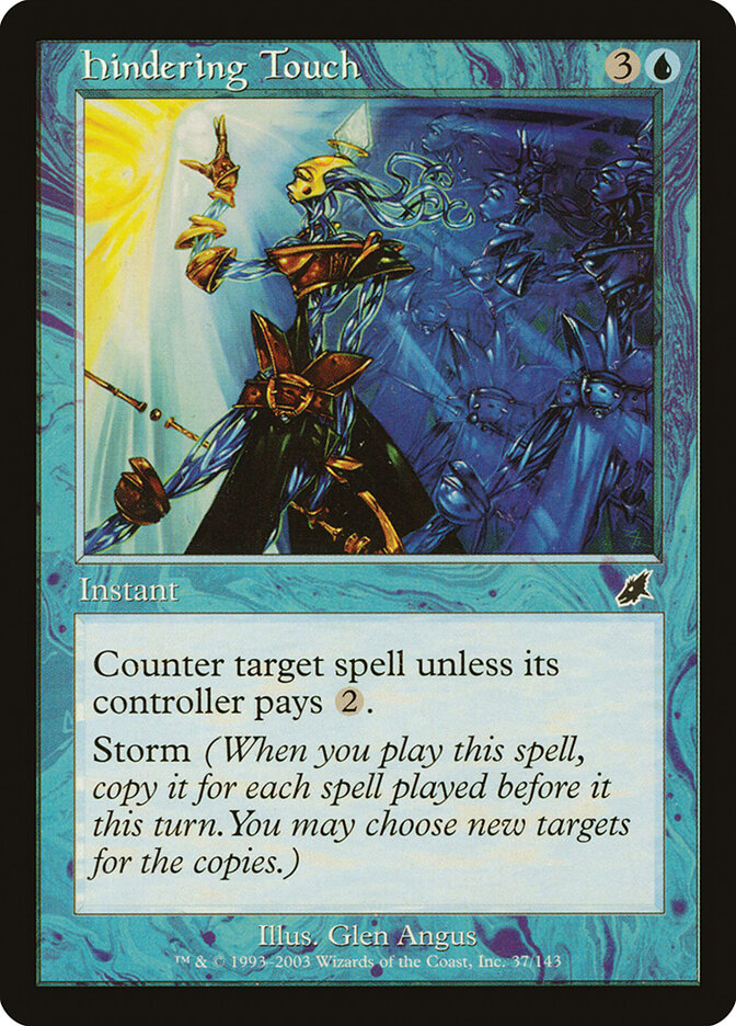 Hindering Touch 37 - Scourge MTG card