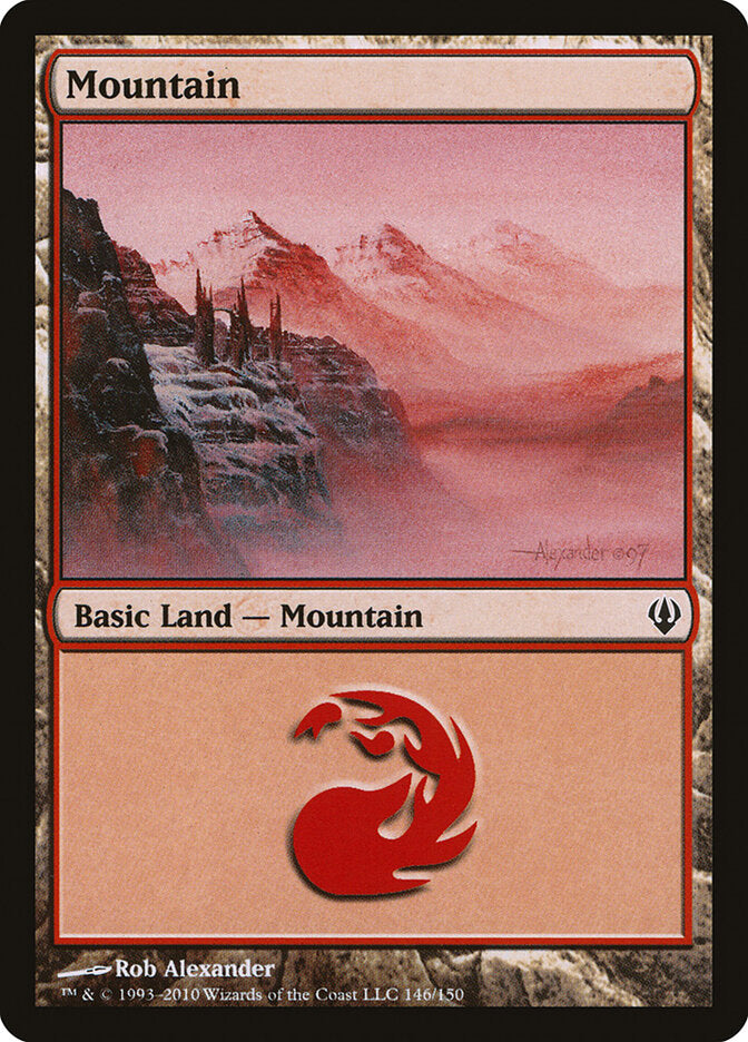 Mountain 146 - Archenemy MTG card