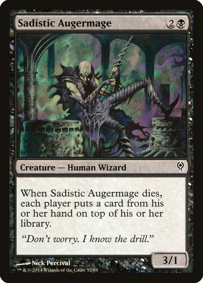 Sadistic Augermage 52 - Duel Decks: Jace vs. Vraska MTG card