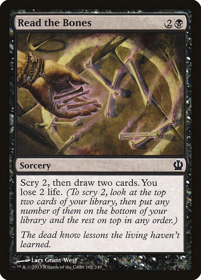 Read the Bones 101 - Theros MTG card