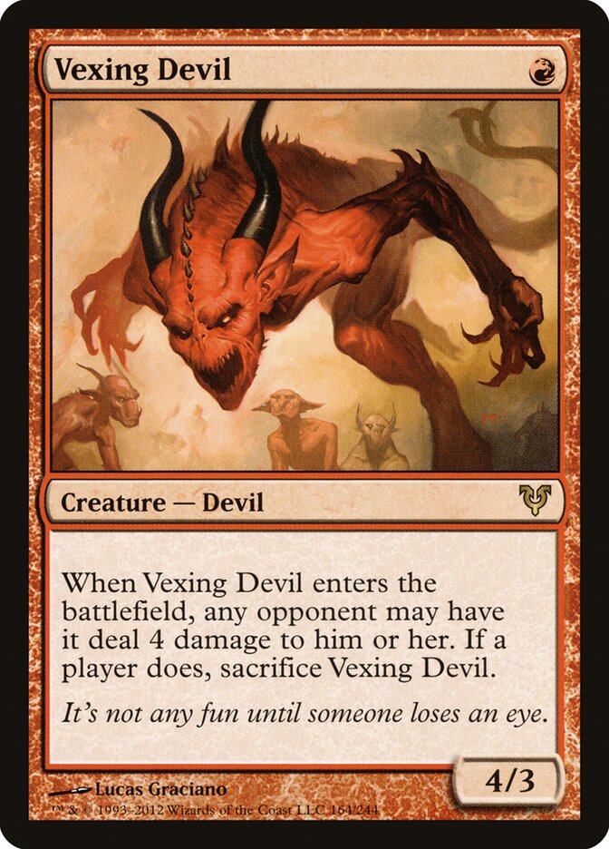 Vexing Devil 164 - Avacyn Restored MTG card