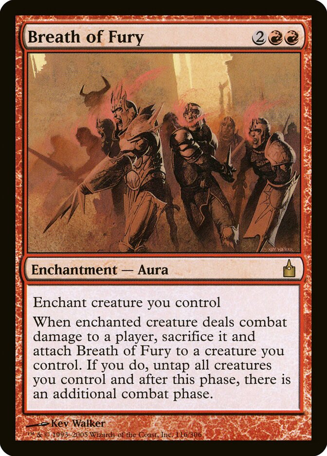 Breath of Fury 116 - Ravnica: City of Guilds MTG card