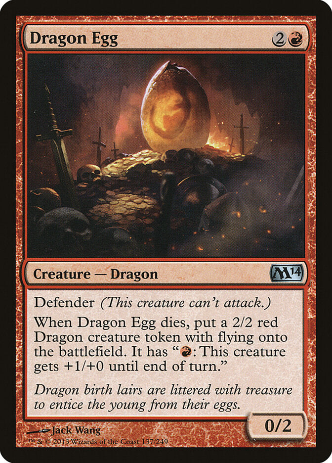 Dragon Egg 137 - Magic 2014 MTG card