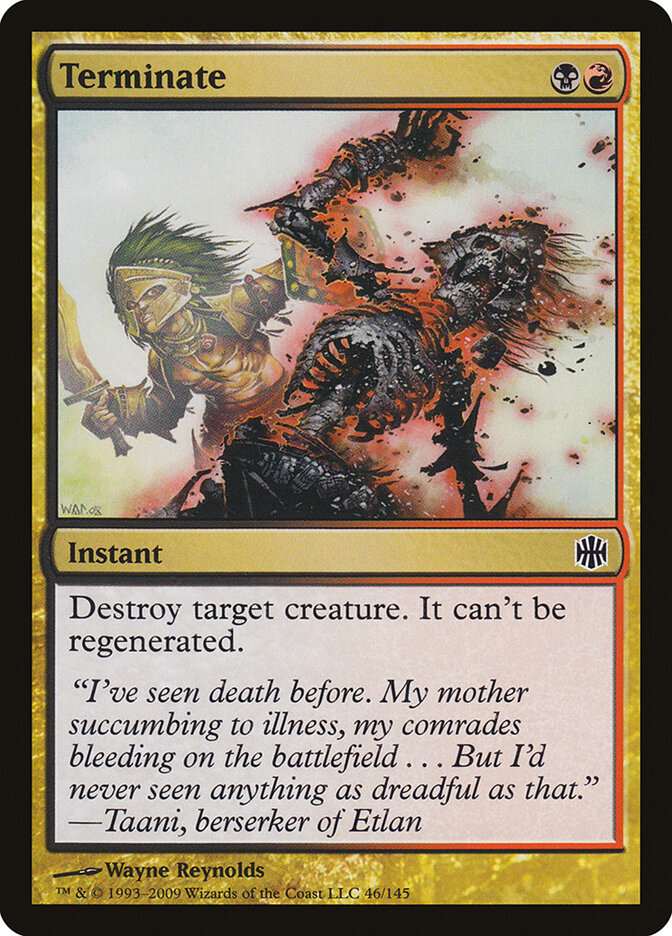 Terminate 46 - Alara Reborn MTG card