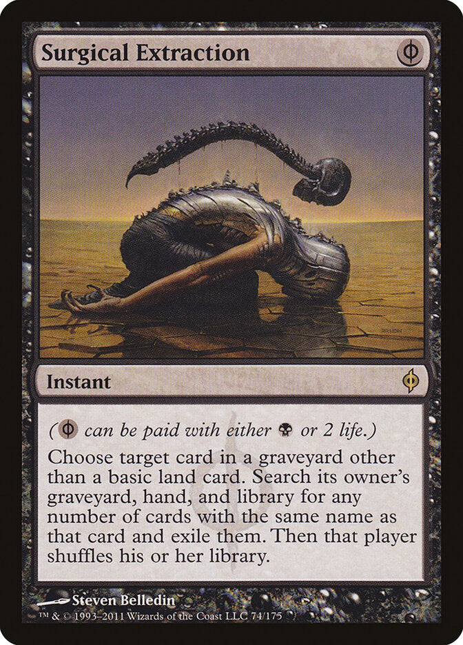 Surgical Extraction 74 - New Phyrexia MTG card