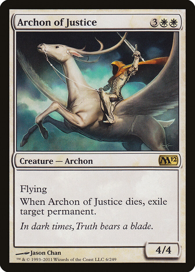 Archon of Justice 6 - Magic 2012 MTG card