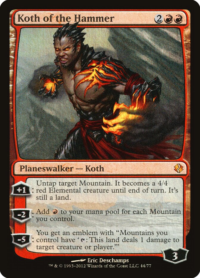 Koth of the Hammer 44 - Duel Decks: Venser vs. Koth MTG card