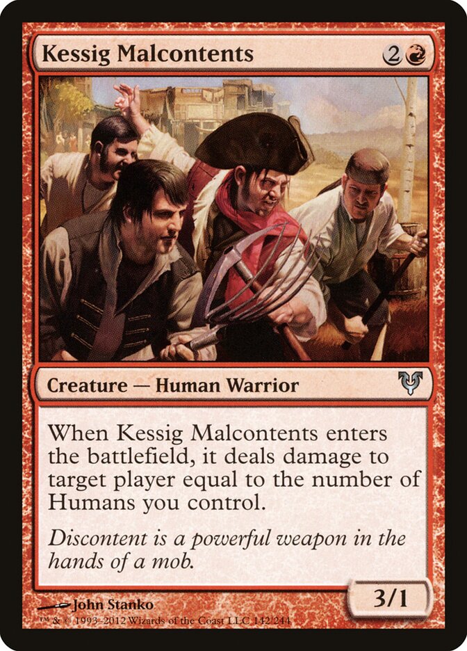 Kessig Malcontents 142 - Avacyn Restored MTG card