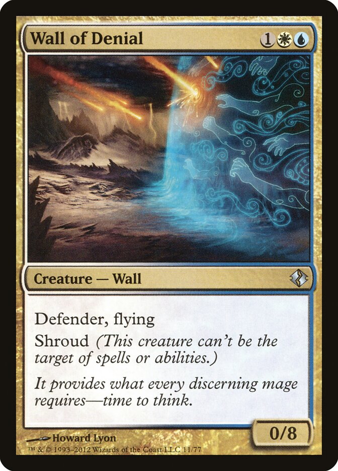 Wall of Denial 11 - Duel Decks: Venser vs. Koth MTG card