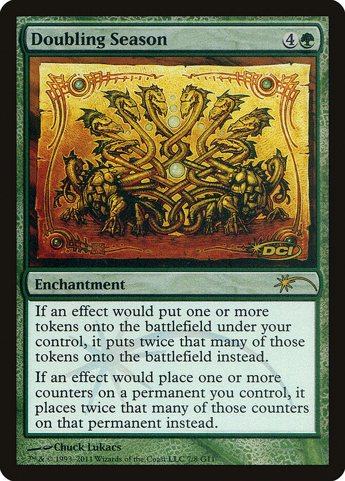 Doubling Season 7 - Judge Gift Cards 2011 MTG card
