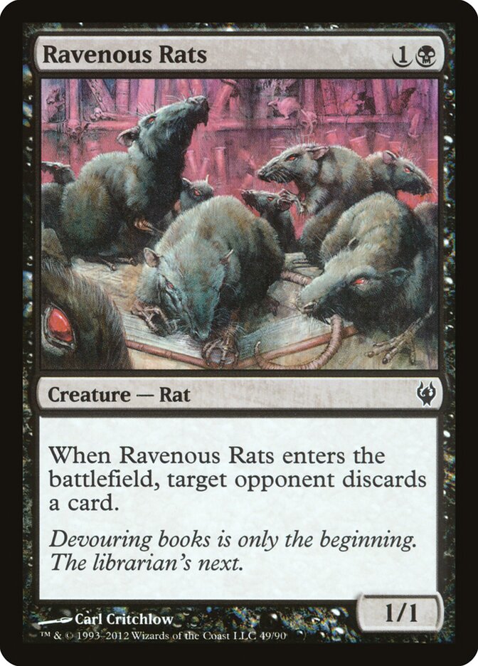 Ravenous Rats 49 - Duel Decks: Izzet vs. Golgari MTG card