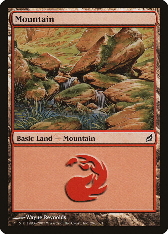 Mountain 296 - Lorwyn MTG card