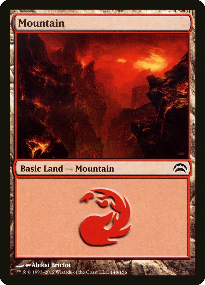 Mountain 148 - Planechase 2012 MTG card