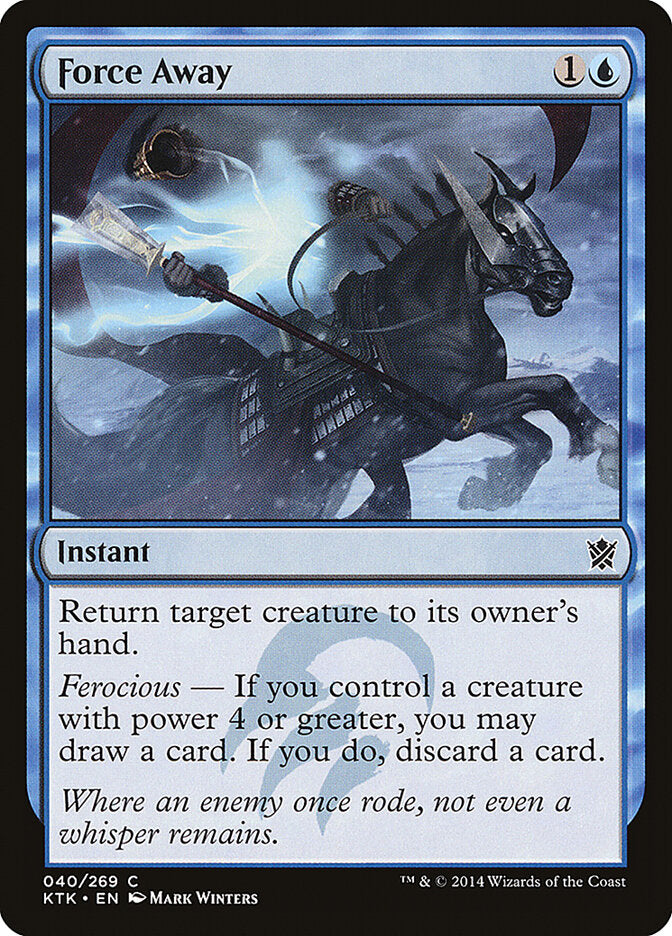 Force Away 40 - Khans of Tarkir MTG card