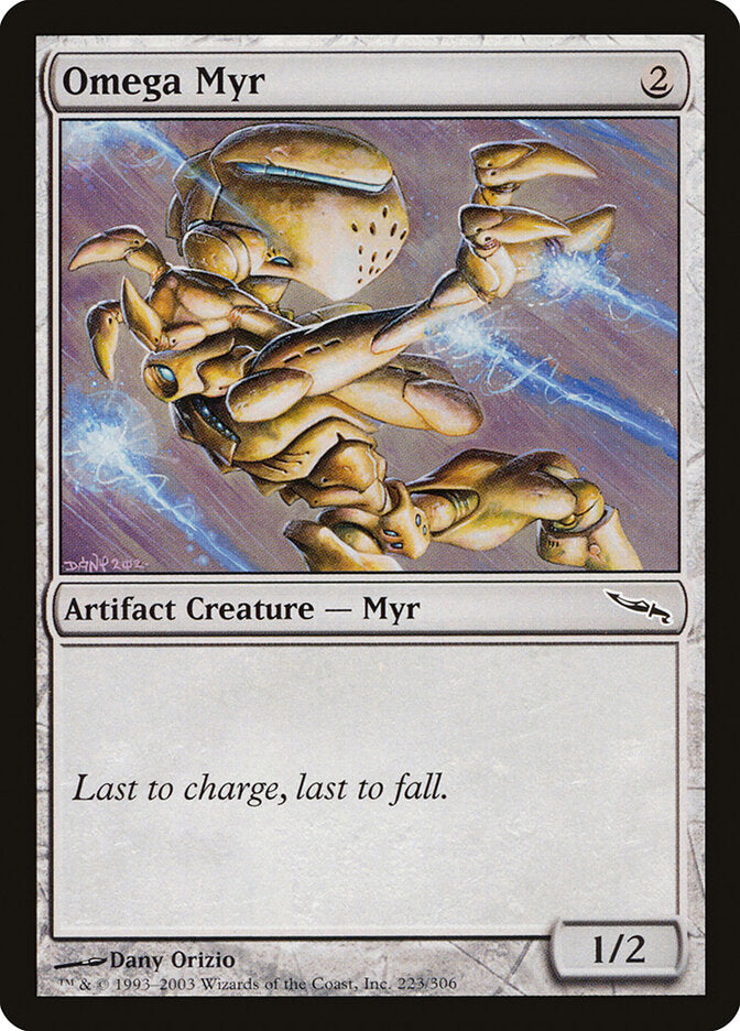 Omega Myr 223 - Mirrodin MTG card