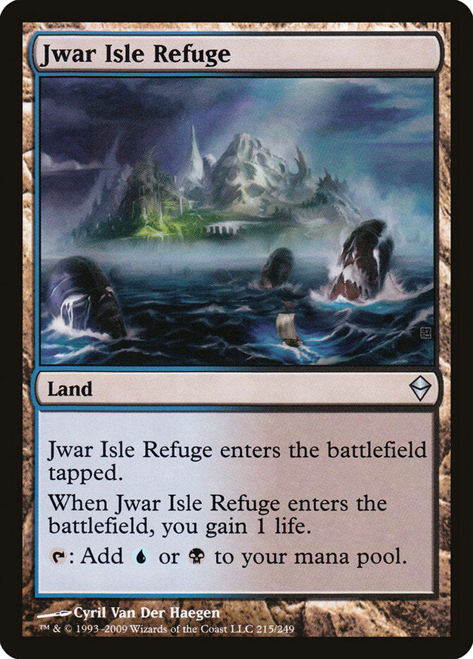 Jwar Isle Refuge 215 - Zendikar MTG card