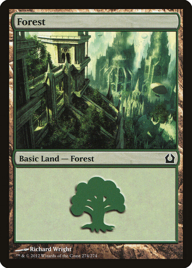 Forest 274 - Return to Ravnica MTG card
