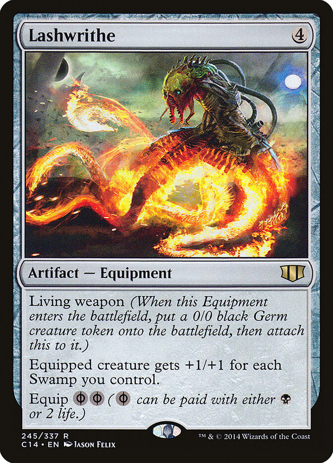 Lashwrithe 245 - Commander 2014 MTG card