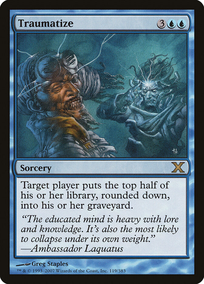 Traumatize 119 - Tenth Edition MTG card